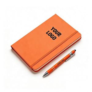 Fast Shipping New Design <b>A5</b> A6 Pu Leather Notebook With Logo Custom Promotional Gifts - Product Image 1