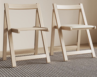 Ensemble table à manger pliable avec chaises Design peu encombrant Table et chaises multifonctionnelles en bois sur roulettes