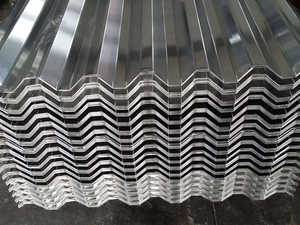 Láminas de Acero Galvanizado Corrugado de Alta Calidad para Techos, 0.1mm 0.2mm, Lámina de Techo Corrugada Galvanizada - Product Image 3