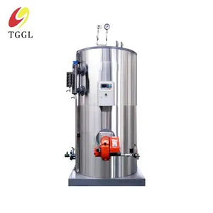 Vertical Type diesel steam generator Steam Boiler 1000kg Hour For Industries Laundry Hotel