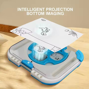 Kit lukisan meja belajar proyeksi, papan sketsa warna-warni untuk mainan menggambar pendidikan taman kanak-kanak - Product Image 2