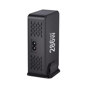 <span class=keywords><strong>Chargeur</strong></span> de bureau USB-C 200W QC3.0 à charge rapide 2 ports avec technologie GaN pour ordinateur portable, sortie 5V/<span class=keywords><strong>3A</strong></span>, protection OTP - Product Image 4