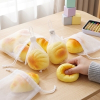 Jouets anti-stress en forme de petit pain réaliste à remontée lente, en PU souple, vente chaude, jouets pour enfants en gros