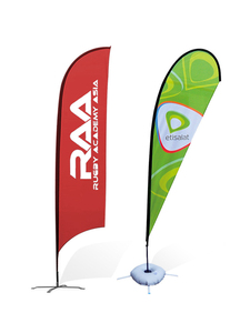 Рекламный флаг парусный баннер индивидуальная печать наружная реклама рекламный флаг перо флаг - Product Image 6