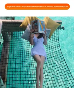 प्लास्टिक जाल 100% पॉलिएस्टर हैममॉक कस्टम-कट हैममॉक कस्टम-कट हैममॉक एडजस्टेबल मेष आकार हैममॉक - Product Image 6
