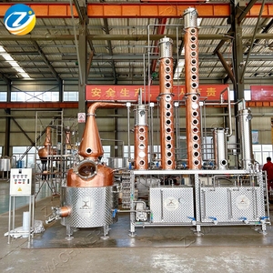 Equipo de Destilación en Columna de Cobre, Sistema de Destilería Todo en Uno para Producción de Ginebra, Vodka, Ron, Whisky, Brandy y Alcohol - Product Image 3