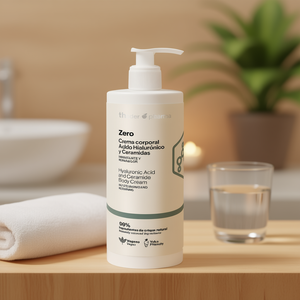 Crema Corporal Hidratante y Reparadora con Ácido Hialurónico y Ceramida, 99% Ingredientes Naturales, Vegana, Apta para Yuka - Product Image 3