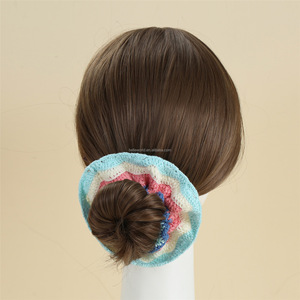 BELLEWORLD 2025 nouveaux accessoires élégants faits à la main tricotés bandes de <span class=keywords><strong>cheveux</strong></span> pour les femmes vacances pastorale mode grand <span class=keywords><strong>tissage</strong></span> chouchous - Product Image 2