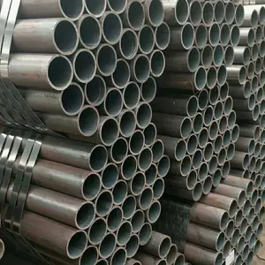 Customized Size Precision Seamless Steel Tube SCM435 Q235 45# ST52 20Cr Black Alloy Boiler Carbon Steel Pipe Price
