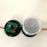 Lampe stroboscopique au xénon super lumineuse, base en aluminium, lumière clignotante d'urgence haute intensité, 40 watts, balise d'avertissement moyenne, lentille de 4 pouces