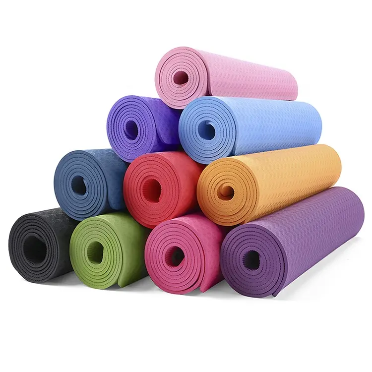 Hochwertige Matte Yoga TPE Anti-Rutsch-Yoga matte Benutzer definiertes Logo