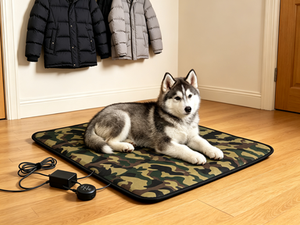 Pet Electric Heating Pad With Oxford Fabric Design And Adjustable Temp Anti-Chew Safety Heated Protect Winter Sleeping Warm Pad - Product Image 4