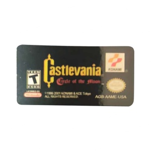 Castlovania Circle of the Moon ASIA of SORROW Harmony of Dissonance Video <b>Game</b> Cartridge Stickers for gba Gameboy Advance - Product Image 3
