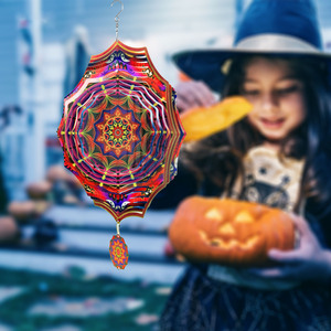 Decoración de Halloween, Molinillos de Viento Metálicos 3D, Otros Molinillos de Viento de Ganchillo para Halloween - Product Image 6