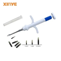 FDX-B Programmable Mini Pet Microchip Seringue Bioglass Implantable Animal ID Tag 125khz Petite Microchip pour Chien Chat Suivi