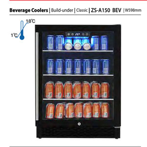 Enfriador de Vino Personalizado Josoo de 870 mm y 150 L, Vinoteca, Refrigerador para Cerveza y Vino, Vitrina Exhibidora de Bebidas - Product Image 5