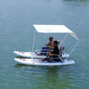 Cadre de connecteur de carte Sup de <span class=keywords><strong>catamaran</strong></span> <span class=keywords><strong>gonflable</strong></span> à usage familial bateau à aubes <span class=keywords><strong>gonflable</strong></span> polyvalent pour la pêche en lac - Product Image 5