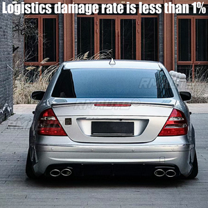 สปอยเลอร์สำหรับ W211 ปี 2002-2009 เมอร์เซเดส-เบนซ์ W211 E-class E200 E260 สปอยเลอร์วัสดุพลาสติก ABS ปีกหลังรถยนต์ สีสปอยเลอร์หลัง - Product Image 2