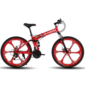 Vélo chaud avec freins à disque alliage d'aluminium Bicicleta 26 pouces vélo de montagne pliant kesepeda moins cher Cycle sport vtt <span class=keywords><strong>B</strong></span> - Product Image 3