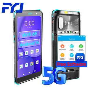 F9826 5G resistente al agua 6 pulgadas WIFI6E OEM y ODM Android 14 GMS escaneo de código de barras IP67 colector de datos PDA portátil anticaída - Product Image 1
