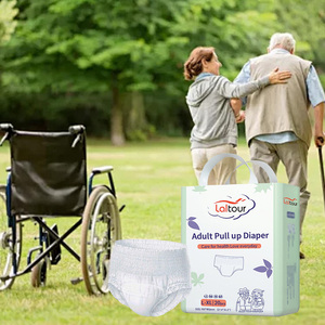 Unisex usa e getta per adulti mutandine per pannolini di alta qualità per incontinenza biancheria intima stile Pull-up per gli uomini e le donne - Product Image 1