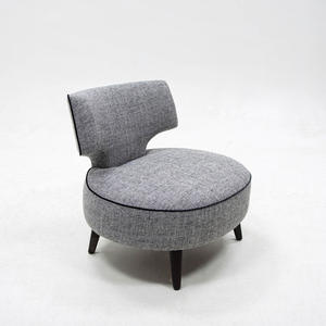 Fauteuil simple et moderne en métal pour salon, balcon, bureau, maison d'hôtes, réception d'hôtel, fauteuil de détente - Product Image 5