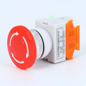 Interruptor de Encendido con Cabeza de Hongo LAY37, Botón de Parada de Emergencia con Autobloqueo LAY7 PBC Y090-11ZS - Product Image 4