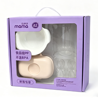 Boîte cadeau en carton ondulé imprimée en couleur, modèle 2026, avec fenêtre découpée, pour emballage de kits d'alimentation pour bébés, boîte pour produits pour bébés