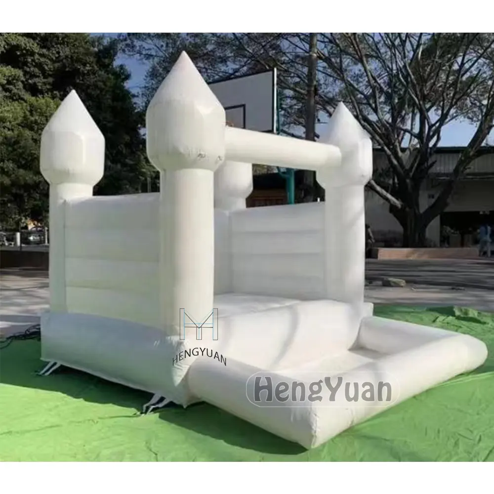 Hengyuan 10tf ขนาดเล็ก Inflatable Bouncing ปราสาทบ้านสระว่ายน้ำเด็กสนุก Mini สีขาว Bouncer House ลูก Pit สระว่ายน้ำ