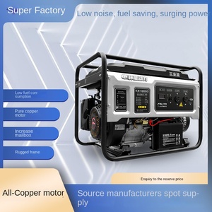 Máy phát điện chạy xăng làm mát bằng không khí nhỏ gọn 3kW/10kW một pha/ba pha 220V/380V 50/60Hz DC dùng cho hộ gia đình, khẩn cấp, ngoài trời - Product Image 5