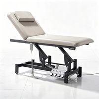 Table de massage professionnelle électrique HICOMED à 2 moteurs pour chiropratique et ostéopathie, avec commande par pédale, vente en gros