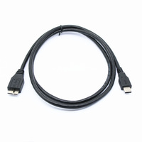Kabel pengisi daya USB 3.0 A male ke micro B male 22/28AWG kustom pabrik