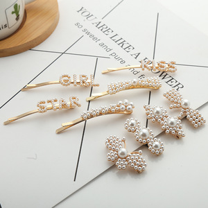 Pinces à cheveux cristal perle multi-style Offre Spéciale de fête couronne papillon lettres sexy amour épingles à cheveux Hairgrip <span class=keywords><strong>Barrette</strong></span> pince à cheveux - Product Image 3