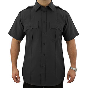 100% Polyester Short Sleeve <strong>Uniform</strong> Shirt Wholesale Security <strong>Prison</strong> Guard Officer <strong>Uniform</strong> Shirts for Men - Product Image 1