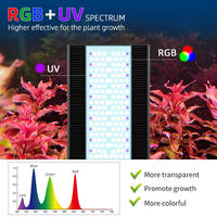 SEMAINE AQUA Spectre Complet APP Contrôle 120w RVB UV Led Aquarium Aquascape Lumière