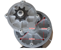 Moteur planétaire de vélo électrique MY1016, de 250w, 350w, cc, pour fauteuil roulant