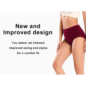 Incontinenza da <span class=keywords><strong>donna</strong></span> di alta qualità <span class=keywords><strong>taglie</strong></span> <span class=keywords><strong>forti</strong></span> biancheria intima a 4 strati a prova di perdite slip assorbenti periodo mestruale mutandine per le ragazze - Product Image 3