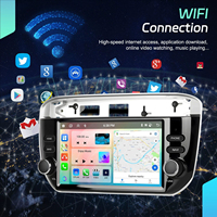 Autoradio 2DIN avec écran tactile de 7 pouces, navigation GPS Bluetooth, CarPlay sans fil, Android Auto pour Fiat Punto