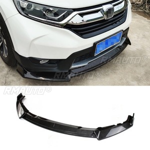 สำหรับ HONDA CRV 2017-2019 ชุดแต่งกันชนหน้ารถยนต์ สีดำเงา ชิ้นส่วนตกแต่งกันชนหน้า - Product Image 4