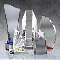 Trophées en cristal personnalisés K9 vierges en gros à bas prix pour cadeaux d'affaires et autres créations en cristal
