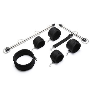 <strong>Spreader</strong> <strong>Bar</strong> Set Extendable Sex Toys Restraint <strong>BDSM</strong> with Hand Wrist Cuffs Ankle Cuff Aluminum Furniture for Adult Games - Product Image 1