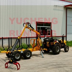 Petit tracteur <span class=keywords><strong>remorque</strong></span> forestière <span class=keywords><strong>remorque</strong></span> à bois avec <span class=keywords><strong>grue</strong></span> avec <span class=keywords><strong>grue</strong></span> forestière de 4.2m - Product Image 3
