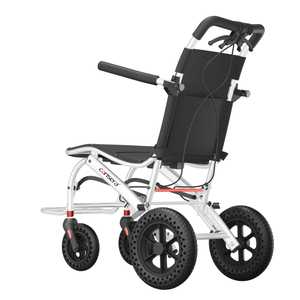 Kursi Roda Lipat Portabel Ringan Cansera untuk Luar Ruangan, Pesawat, Skuter Mobilitas Lansia, Perjalanan, Rehabilitasi, Terapi - Product Image 3