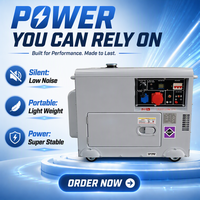 Ultra-Leiser Inverter-Schweißgenerator 5KW 7KW 8KW 10KW 12KW 15KW 20KW 25KW 30KW 40KW 50KW 8KVA-120KVA Dieselgeneratoren Fabrik