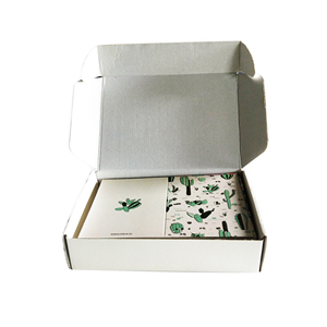 Personalizado de color de papel de cartón de dibujos animados ropa sombrero corrugado embalaje envío caja de impresión con logotipo - Product Image 5