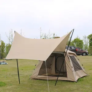 Nova Chegada 5-7 pessoa dupla formas de lazer camping casa grande cúpula dossel ao ar livre tendas montanha tenda