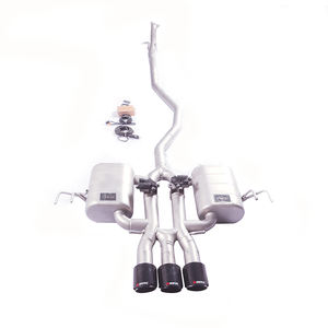 Sistema de Escape Catback con Válvula de Silenciador de Acero Inoxidable Ss304 de <span class=keywords><strong>Triple</strong></span> Salida Central para <span class=keywords><strong>Honda</strong></span> Civic Type-<span class=keywords><strong>R</strong></span> Fl5 2.0T - Product Image 1