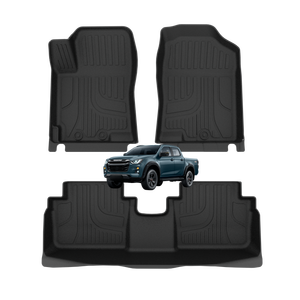 Alfombrillas de Lujo para Auto, Antipolvo, de Goma TPE, para Isuzu Dmax 2015-2020 2023, Alfombras 5D, Accesorios para Auto, 2011-2024 - Product Image 1