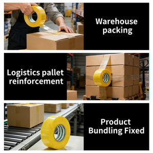 Ruban adhésif industriel transparent jaune RUIQI BOPP, haute résistance à la traction, personnalisable pour l'emballage - Product Image 5