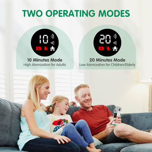 Mới kỹ thuật số cầm tay Ống hít siêu âm Ống hít điện lưới Mist y tế xách tay máy phun sương với pin sạc - Product Image 4
